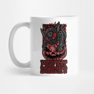 Insanity's Red Cat Mug